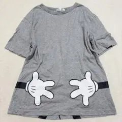 ディズニー◇Ｔシャツ カットソー ミッキーマウス ビックロゴ Y２K Ｍ
