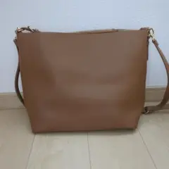 オフオン　バッグ　キャメル