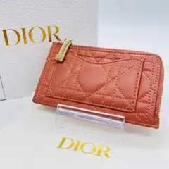 ディオール レディディオール カナージュ ラムスキン カードケース フラグメント