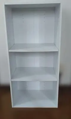 大阪府引き取り限定　ホワイト 3段カラーボックス