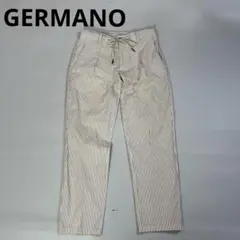 85 GERMANO ストライプ チノパン イタリア製