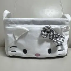 新品♡キティ　仕切り付き収納ケース　ギャル　ギンガムチェック　しまむら　千鳥柄のサムネイル