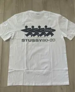 【美品】CDG x STUSSY　コラボ コットン 半袖 T-シャツ【L】 人気ブランドコラボ】 ステューシー×CDGコラボ 半袖Tシャツ