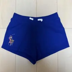 POLO RALPH LAUREN キッズ 裏起毛 ハーフパンツ ブルー L