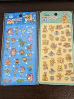 トイ・ストーリー くまのプーさん プクプクシール 2枚セット