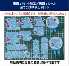⭐︎　ミニうちわ文字　ステッカー 宮近 海斗 ミニ うちわ文字 ステッカーシール TravisJapan