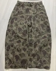 完売品 NAUTICA ダックカモ柄 バギー ペインターパンツ シティボーイ