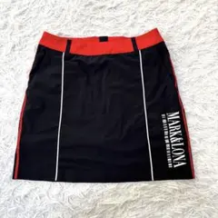 最新作 マークアンドロナ スカート ナイロン ストレッチ ブラック