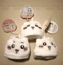 新品未使用　タグ付き　ちいかわ　刺繍入り　タオル ループ付き　3個セット