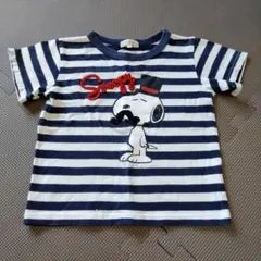 ハッシュアッシュ　半袖　Ｔシャツ　110 　スヌーピー dのサムネイル