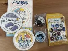 の*✨様 ジブリ バッジ4個セット ハウルの動く城 ポニョ ラピュタ