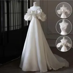 ウェディングドレス　白