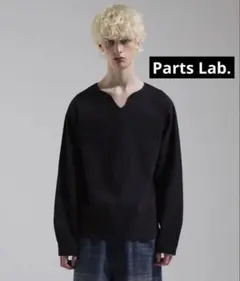 【新品未開封】 Parts Lab. Tシャツ キーネック ブラック S