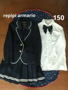 【美品】レピピアルマリオ ガールズスーツ　卒服　160㎝　5点セット 美品】レピピアルマリオ ガールズスーツ 卒服 160㎝ 5点セット