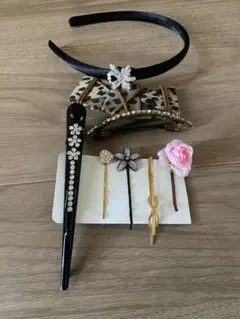 ヘアアクセサリー　8点セット