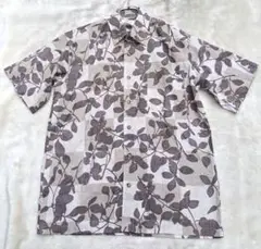 新品　日本製　ミエル　高島ちぢみ　綿100%半袖シャツ　M　メンズ