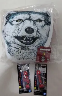 マンウィズ　一番くじ　E賞 ジャケンケンジョニー　クッション　ぽこっとちゃーむ