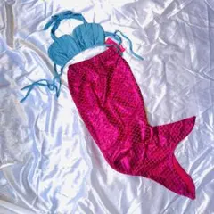 キッズ 水着 子供 ビキニ 120人魚姫アリエル マーメイド ピンク コスプレ