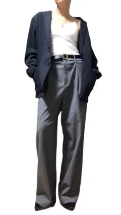 UNIQLO テーラードジャケット ネイビー XL 美品 オールドユニクロ