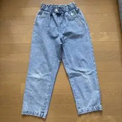 デニム　ワイドパンツ 145-155cm