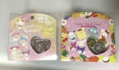 サンリオキャラクターズ♥︎クリアハードシール♥︎キティ♥︎マイメロ♥︎クロミ２個２０２６
