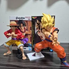 ドラゴンボール　ワンピース　フィギュアセット