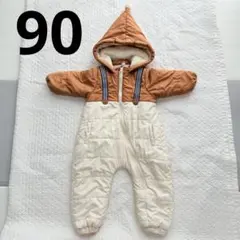 Cottoli カバーオール ジャンプスーツ 90cm 冬 防寒 スキーウェア
