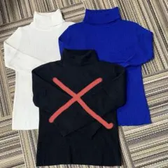 ホワイト タートルネック