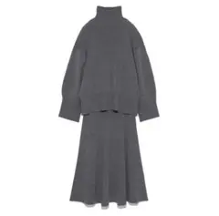 Mila Owen ハイネックニットナロースカートセットアップ