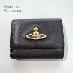 Vivienne westwood 折り財布 がま口 オーブロゴ ブラック - メルカリ
