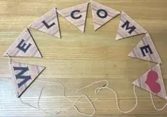welcome ウェルカム　ガーランド　 結婚式　ウエディング　イベント