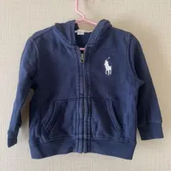 Ralph Lauren ネイビー フード付きパーカー 18M
