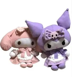 マイメロディ クロミ ガーリーパープルピンク BIGぬいぐるみ ２つセット