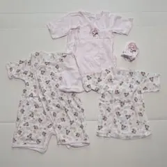 Disney baby ミニーマウス ベビー服セット 新生児用
