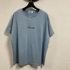 レディースtシャツ　ブルー系のサムネイル