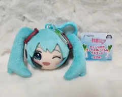 初音ミク チャーム付きフェイスぬいぐるみ マスコット