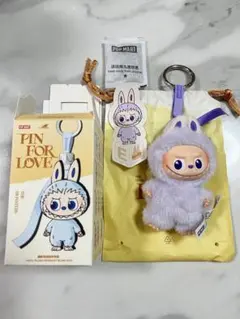 PIN FOR LOVE イニシャル ぬいぐるみペンダント【E】 ラブブ