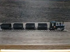 HO、ナローゲージ ✨️9ミリ✨️蒸気機関車 無蓋貨車 セット✨️真鍮製