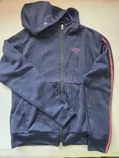 【美品】Callaway レディースパーカー ネイビー
