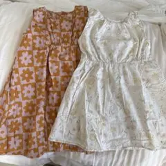 ノースリーブ ワンピース 2枚セット 100cm 110cm