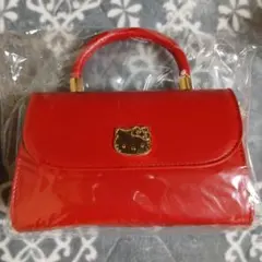 ハローキティ 持ち手付きロングストラップショルダープレートバッグ