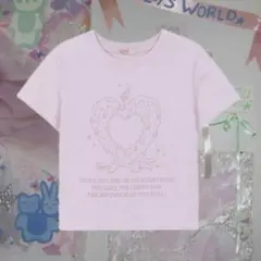 新品　BITTERCELLS 半袖Tシャツ　バレエコア　ウィッシュコア　ピンクのサムネイル