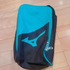 Mizuno スパイク・シューズケース　黒/ターコイズ