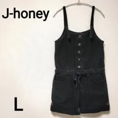【J-honey】コーデュロイ　ショートサロペット　L 1571