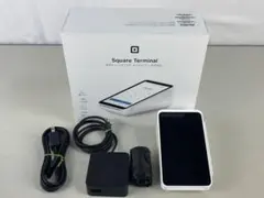 【超美品】Square ターミナル 本体一式 化粧箱付き ロール紙18巻付き 超美品】Square ターミナル 本体一式 化粧箱付き ロール紙18巻付き