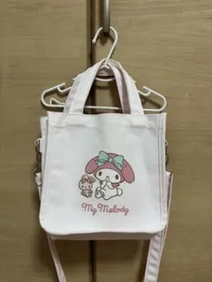 【新品未使用】サンリオ My Melody ピンクバッグ 仕切り付き
