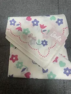 Barbie バービー 花柄 ハンカチ ピンク