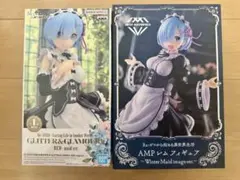 【新品未開封】Re:ゼロ レム フィギュア 2種セットのサムネイル