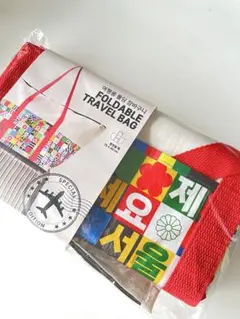 FOLDABLE TRAVEL BAG エコバッグ 韓国限定