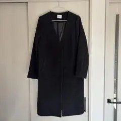 LOWRYS FARM ブラック チェスターコート